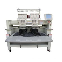 Computer Embroidery Machine 2 Heads 12 Colors T-Shirt Embroidery Machine